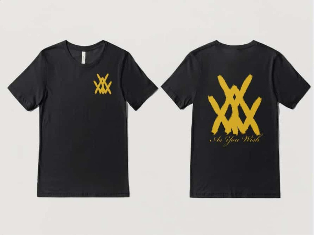As You Wish — Minimal design black/yellow